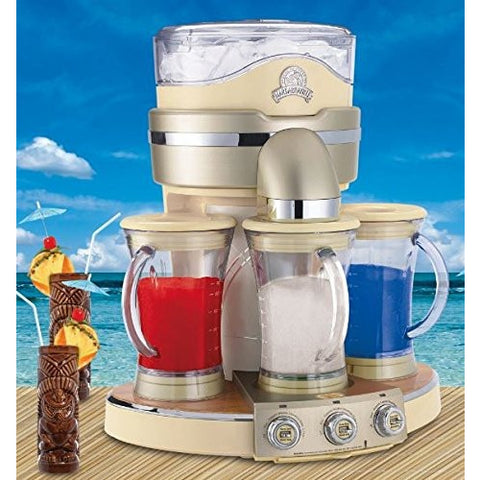 Margaritaville Bahamas Frozen Concoction Dual Mode Beverage Maker Home  Margarita Machine with No-Brainer Mixer and, 36 Ounce Pitcher